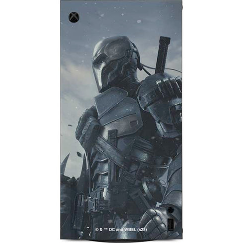 DC Comics Arkham Origins Deathstroke XBox Series X Digital Edition Console Skin